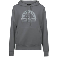 Arizona Diamondbacks Levelwear Women's Adorn Banner Arch Hoodie Stone
