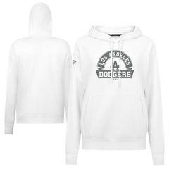 Los Angeles Dodgers Levelwear Women's Adorn Banner Arch Hoodie White