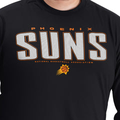 Phoenix Suns G-III Sports by Carl Banks Adaptive Printed Mesh Effect Long Sleeve T-Shirt - Black sale