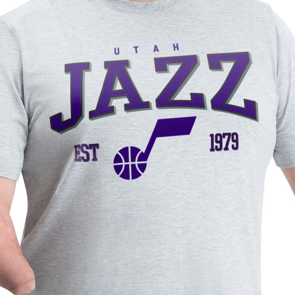 Utah Jazz G-III Sports by Carl Banks Adaptive Classic Team Spirit Short Sleeve T-Shirt - Gray on sale