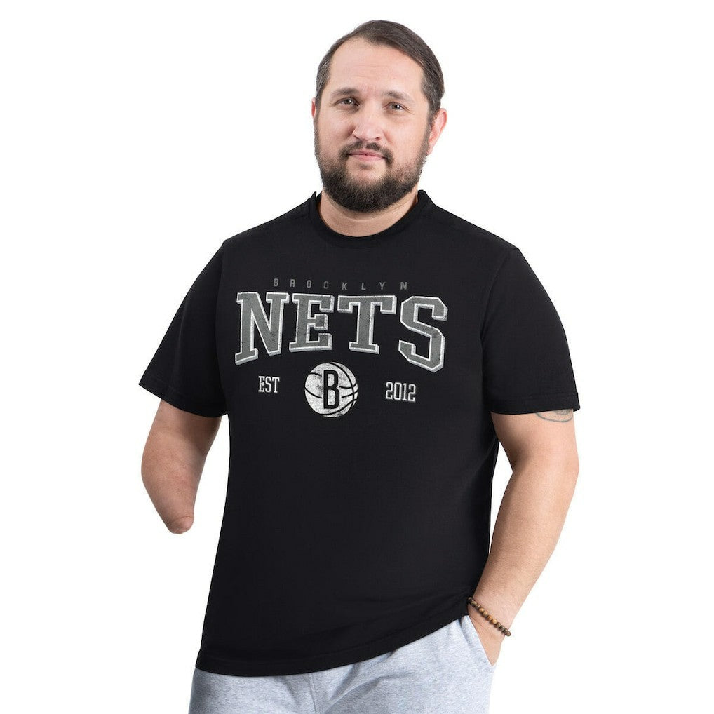 Brooklyn Nets G-III Sports by Carl Banks Adaptive Classic Team Spirit Short Sleeve T-Shirt - Black online
