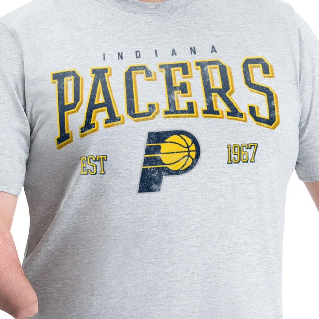 Indiana Pacers G-III Sports by Carl Banks Adaptive Classic Team Spirit Short Sleeve T-Shirt - Gray shop