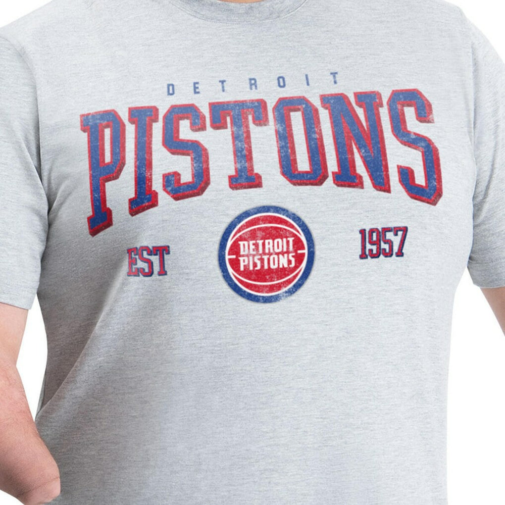 Detroit Pistons G-III Sports by Carl Banks Adaptive Classic Team Spirit Short Sleeve T-Shirt sale - Gray cheap