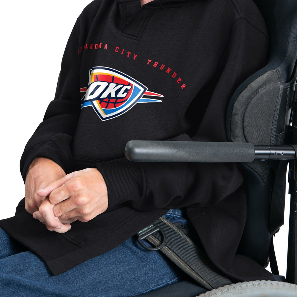 Oklahoma City Thunder G-III Sports by Carl Banks Adaptive Team Arc Fleece Hoodie - Black shop