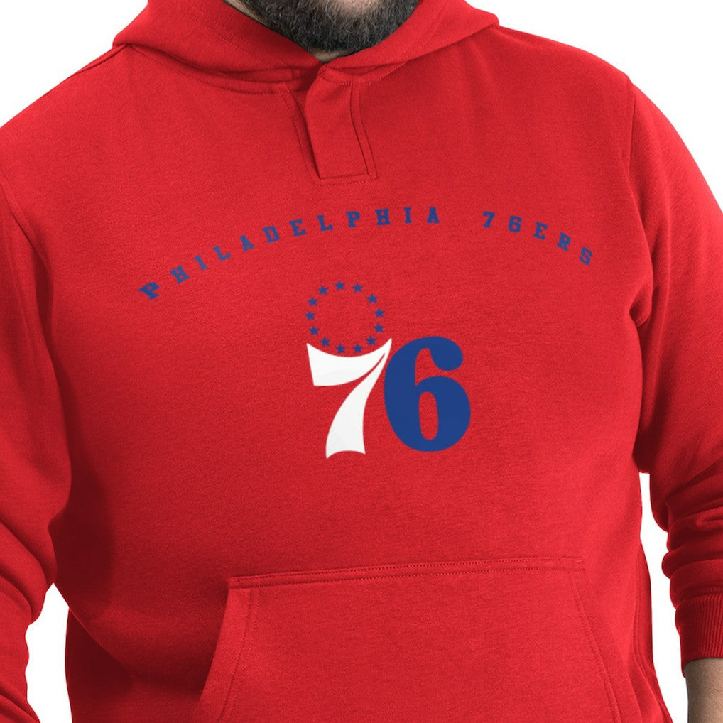 Philadelphia 76ers G-III Sports by Carl Banks Adaptive Team Arc Fleece Hoodie - Red outlet