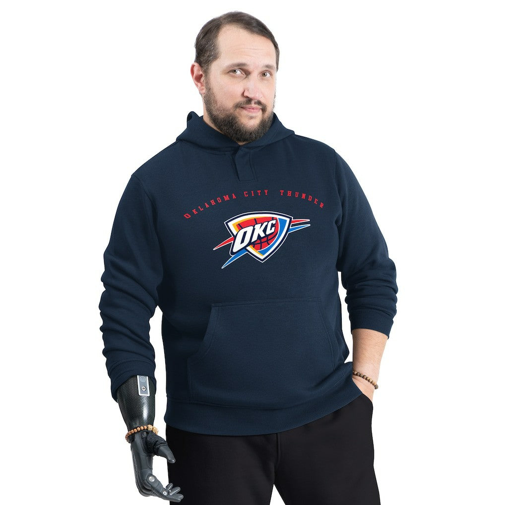 Oklahoma City Thunder G-III Sports by Carl Banks Adaptive Team Arc Fleece Hoodie - Navy cheap