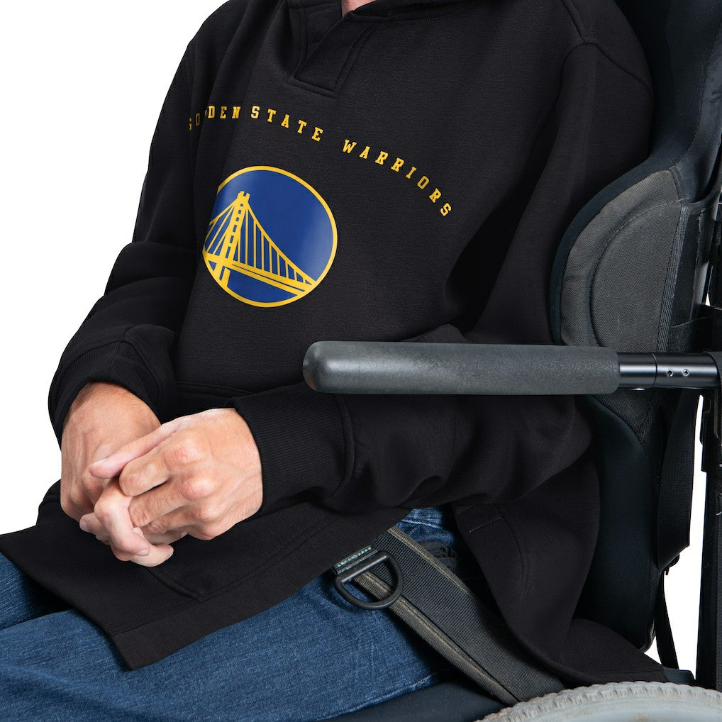 Golden State Warriors G-III Sports by Carl Banks Adaptive Team Arc Fleece Hoodie sale - Black for sale
