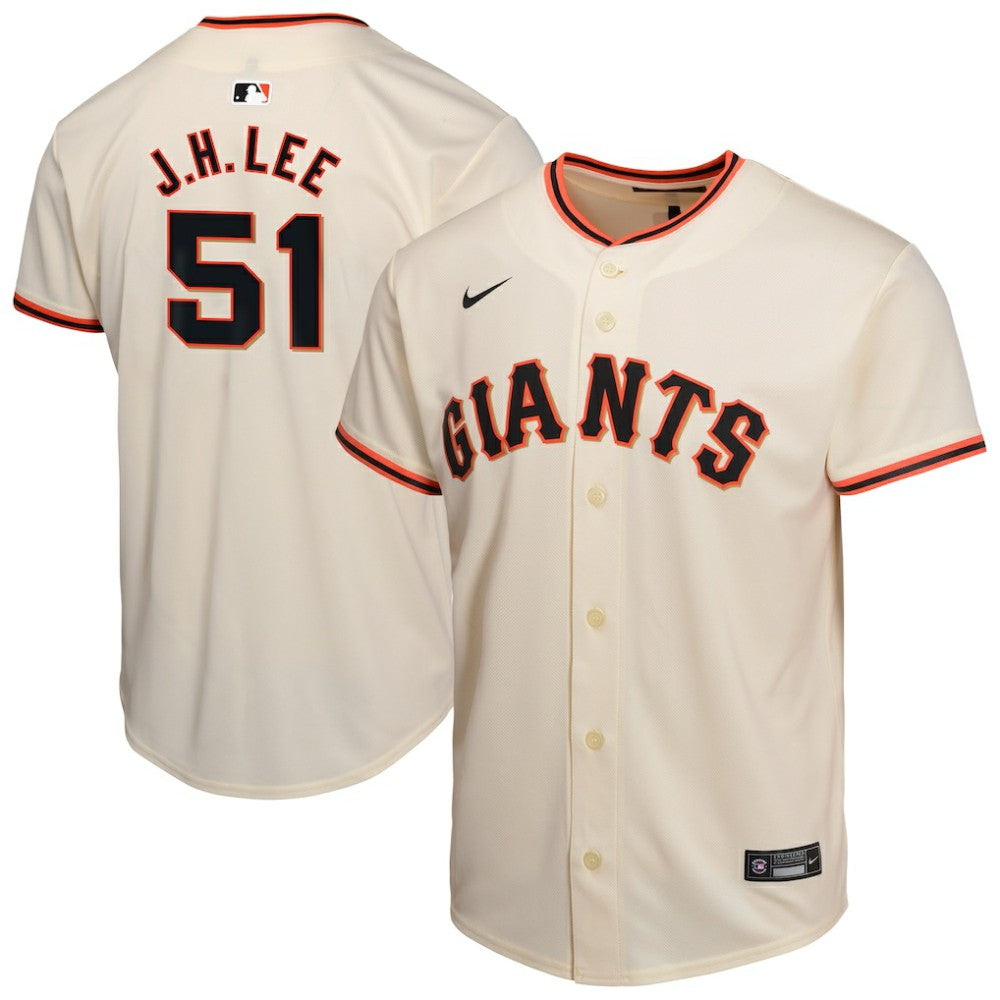 Jung Hoo Lee San Francisco Giants Youth Home Player Game Jersey Cream