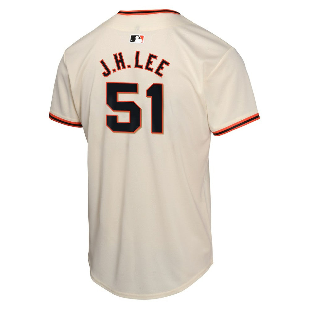 Jung Hoo Lee San Francisco Giants Youth Home Player Game Jersey Cream