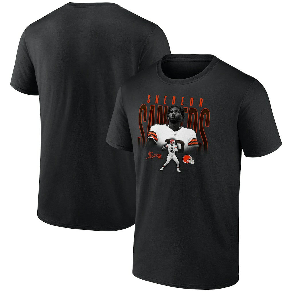 Shedeur Sanders Cleveland Browns Humble Shadow Player Graphic T-Shirt - Black discount