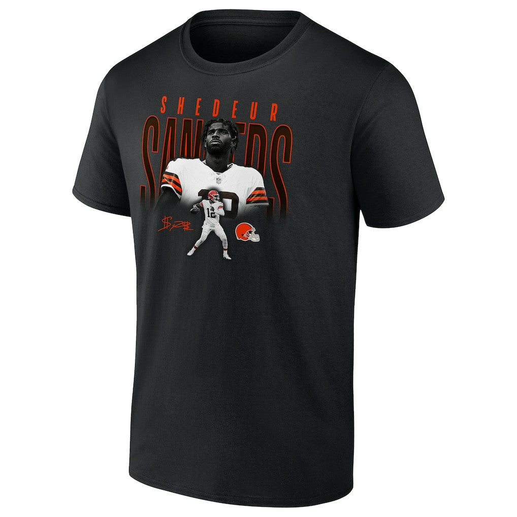 Shedeur Sanders Cleveland Browns Humble Shadow Player Graphic T-Shirt - Black discount