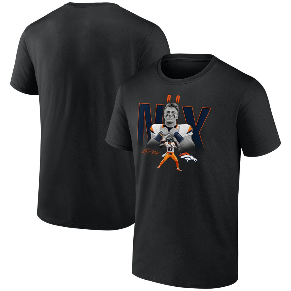Bo Nix Denver Broncos Humble Shadow Player Graphic T-Shirt - Black outlet