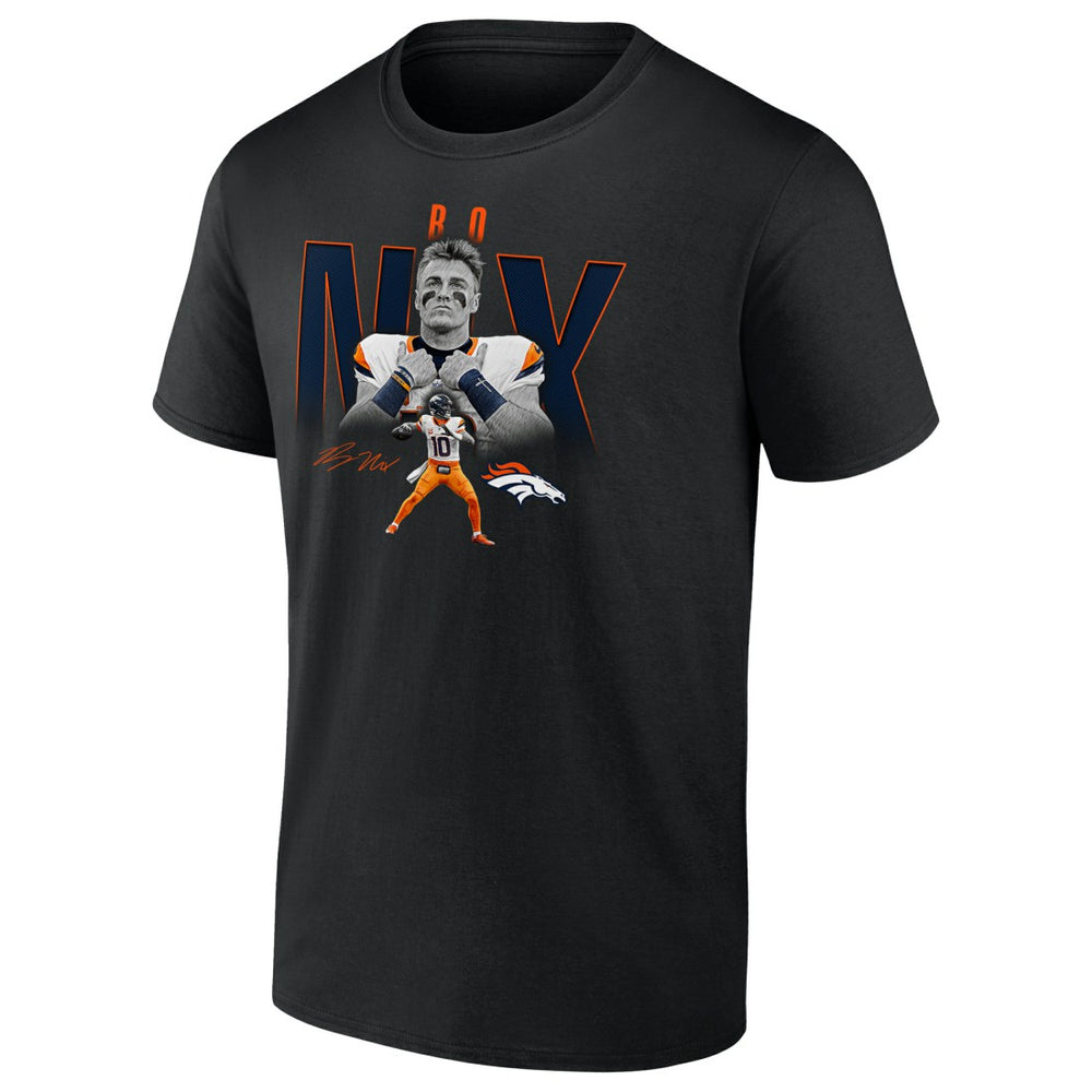 Bo Nix Denver Broncos Humble Shadow Player Graphic T-Shirt - Black outlet