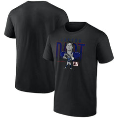 Jaxson Dart New York Giants Humble Shadow Player Graphic T-Shirt - Black online