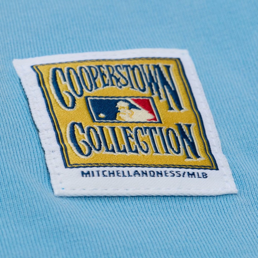 Philadelphia Phillies Women's Cooperstown Cropped Boxy T-Shirt Light Blue