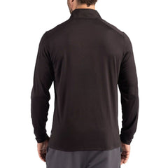 Jacksonville Jaguars Cutter & Buck Coastline Epic Comfort Recycled Quarter-Zip Pullover - Black outlet