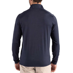 Chicago Bears Cutter & Buck Coastline Epic Comfort Recycled Quarter-Zip Pullover - Navy cheap