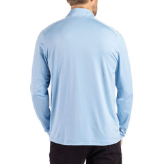 Los Angeles Chargers Cutter & Buck Coastline Epic Comfort Recycled Quarter-Zip Pullover - Powder Blue on sale