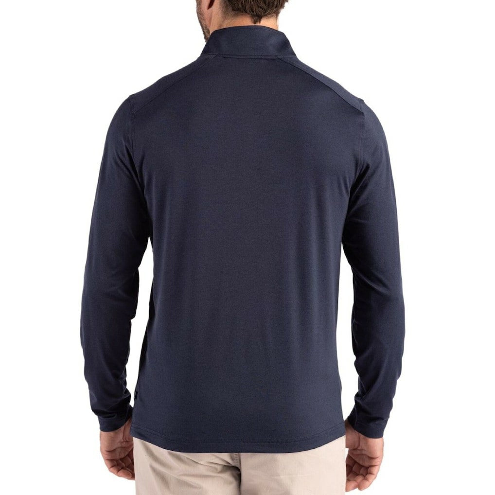 Seattle Seahawks Cutter & Buck Coastline Epic Comfort Recycled Quarter-Zip Pullover - College Navy online