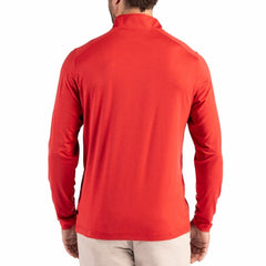 Tampa Bay Buccaneers Cutter & Buck Coastline Epic Comfort Recycled Quarter-Zip Pullover - Red outlet
