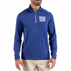 New York Giants Cutter & Buck Coastline Epic Comfort Recycled Quarter-Zip Pullover - Royal online