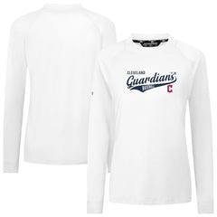 Cleveland Guardians Levelwear Women's Slender Glide T-Shirt White