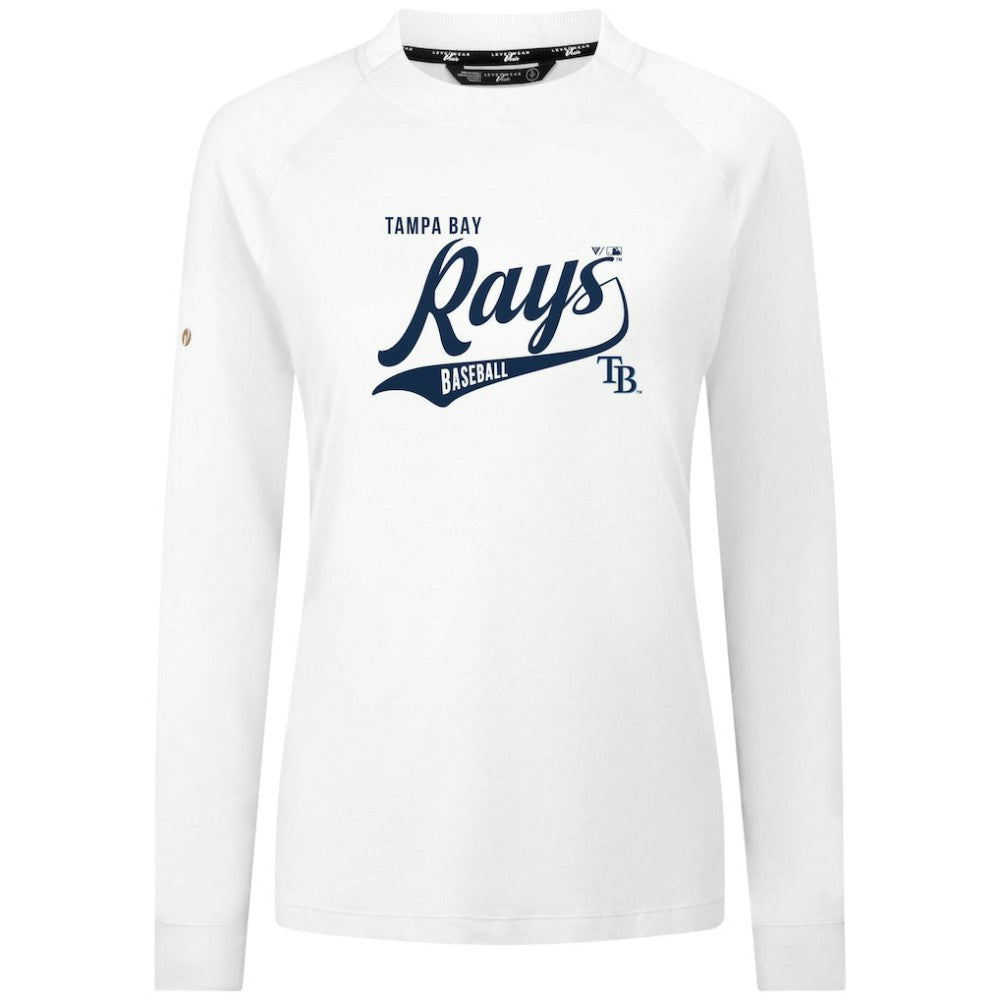 Tampa Bay Rays Levelwear Women's Slender Glide T-Shirt White