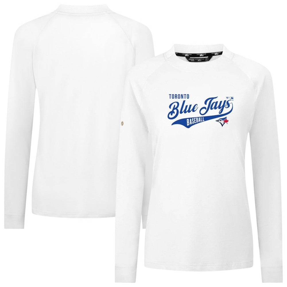 Toronto Blue Jays Levelwear Women's Slender Glide T-Shirt White