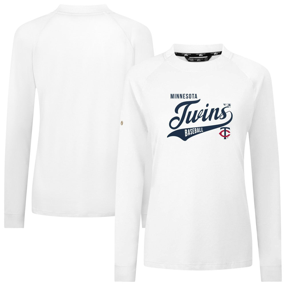 Minnesota Twins Levelwear Women's Slender Glide T-Shirt White