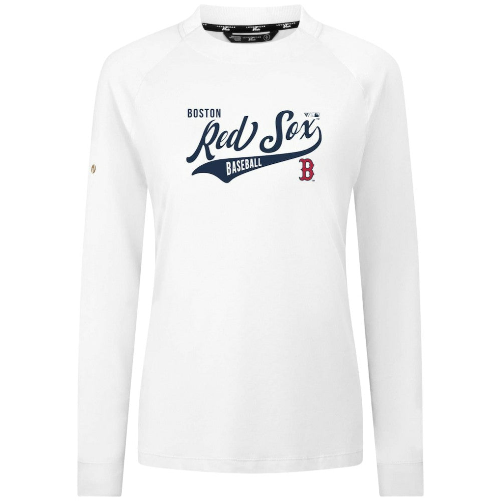 Boston Red Sox Levelwear Women's Slender Glide T-Shirt White