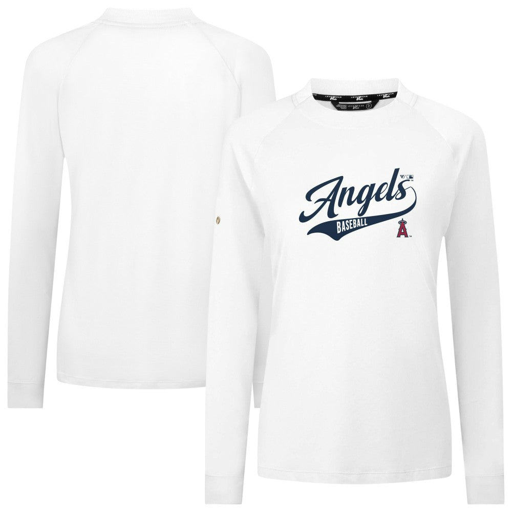 Los Angeles Angels Levelwear Women's Slender Glide T-Shirt White