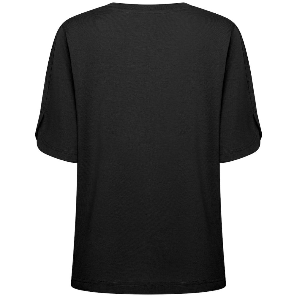 Washington Nationals Levelwear Women's Bloom Sizzle T-Shirt Black