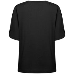 Cincinnati Reds Levelwear Women's Bloom Sizzle T-Shirt Black