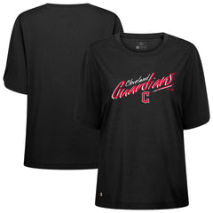 Cleveland Guardians Levelwear Women's Bloom Sizzle T-Shirt Black