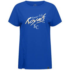 Kansas City Royals Levelwear Women's Influx Sizzle T-Shirt Royal