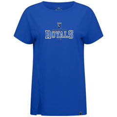 Kansas City Royals Levelwear Women's Influx Journey T-Shirt Royal