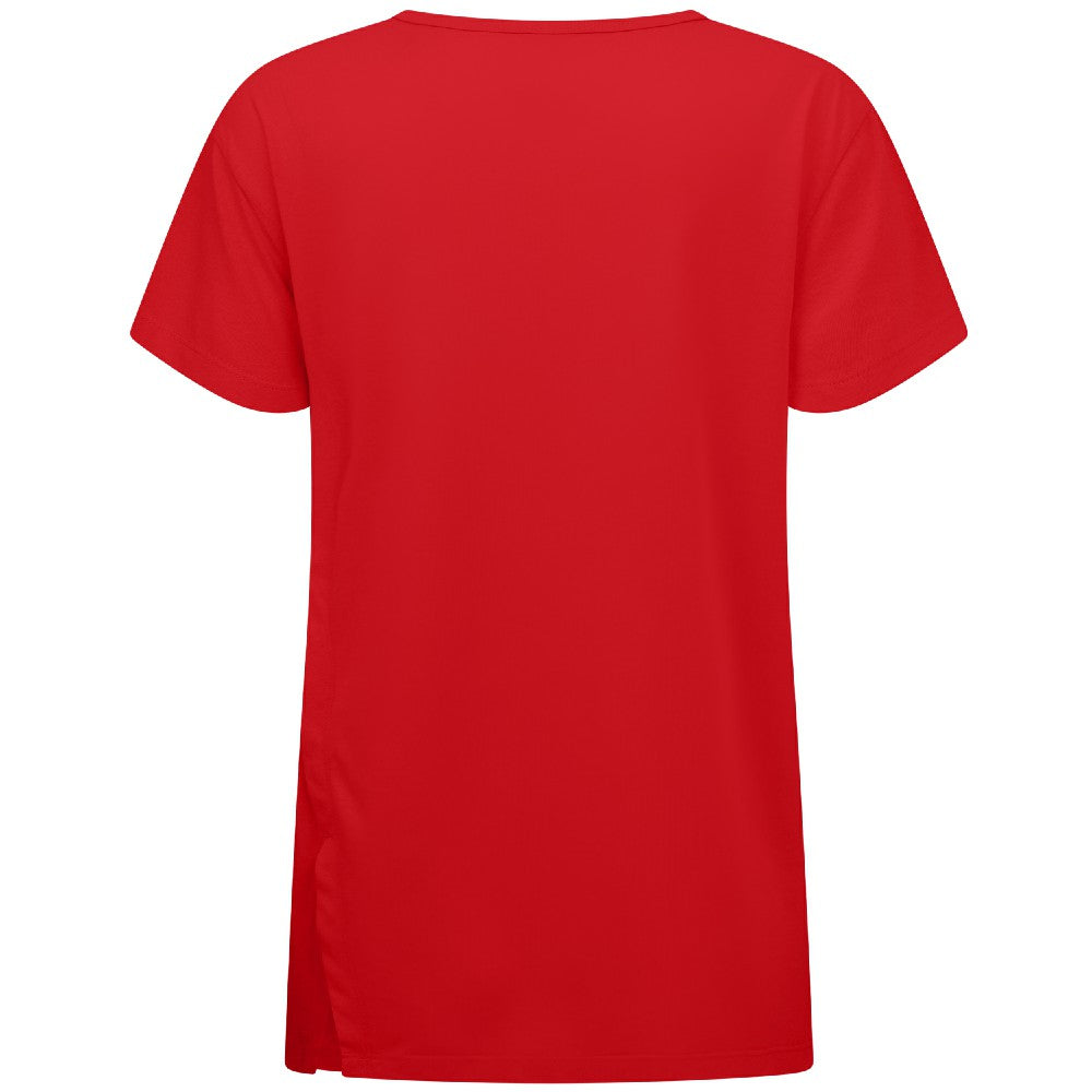 Los Angeles Angels Levelwear Women's Influx Journey T-Shirt Red