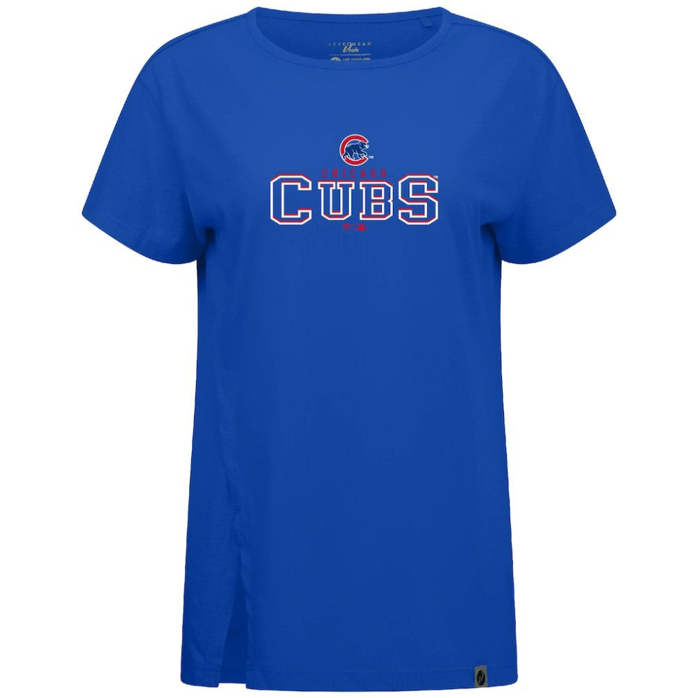 Chicago Cubs Levelwear Women's Influx Journey T-Shirt Royal