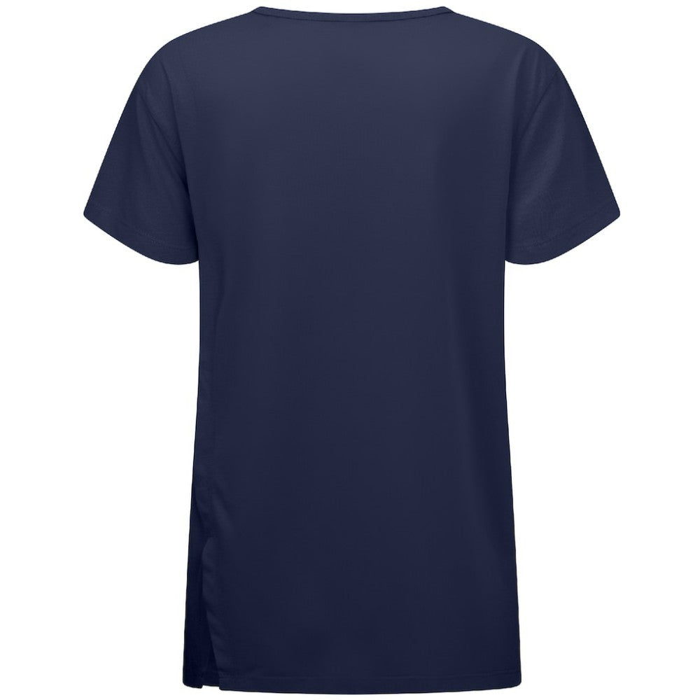 Atlanta Braves Levelwear Women's Influx Journey T-Shirt Navy