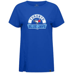 Toronto Blue Jays Levelwear Women's Influx Banner Arch T-Shirt Royal
