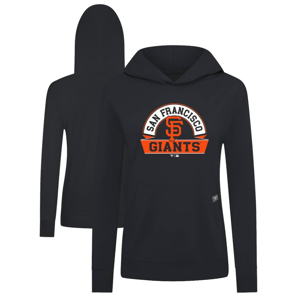 San Francisco Giants Levelwear Women's Relay Banner Arch Long Sleeve T-Shirt Hoodie Black