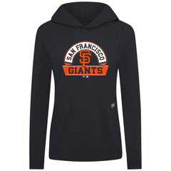 San Francisco Giants Levelwear Women's Relay Banner Arch Long Sleeve T-Shirt Hoodie Black