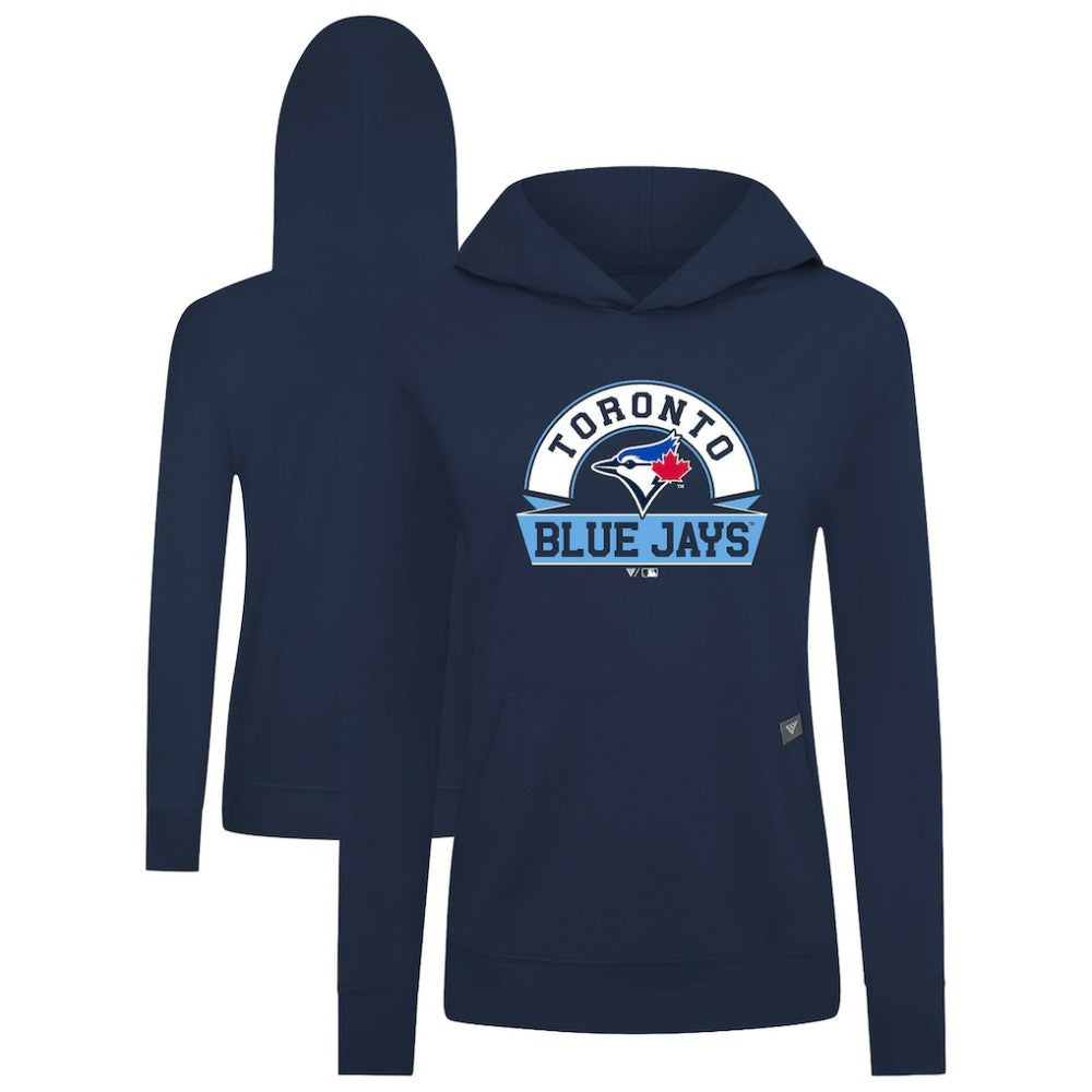 Toronto Blue Jays Levelwear Women's Relay Banner Arch Long Sleeve T-Shirt Hoodie Royal