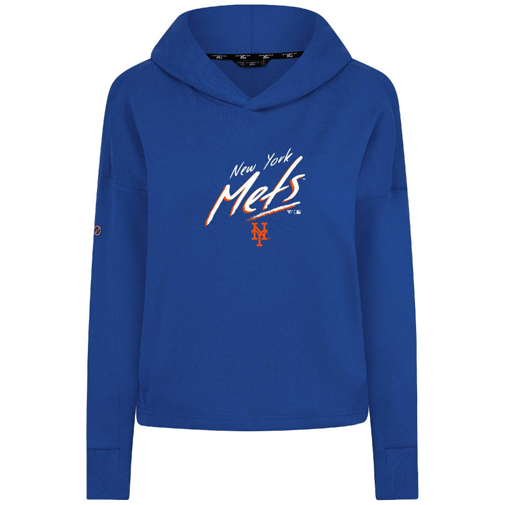 New York Mets Levelwear Women's Sweet Sizzle Tri-Blend Hoodie Royal