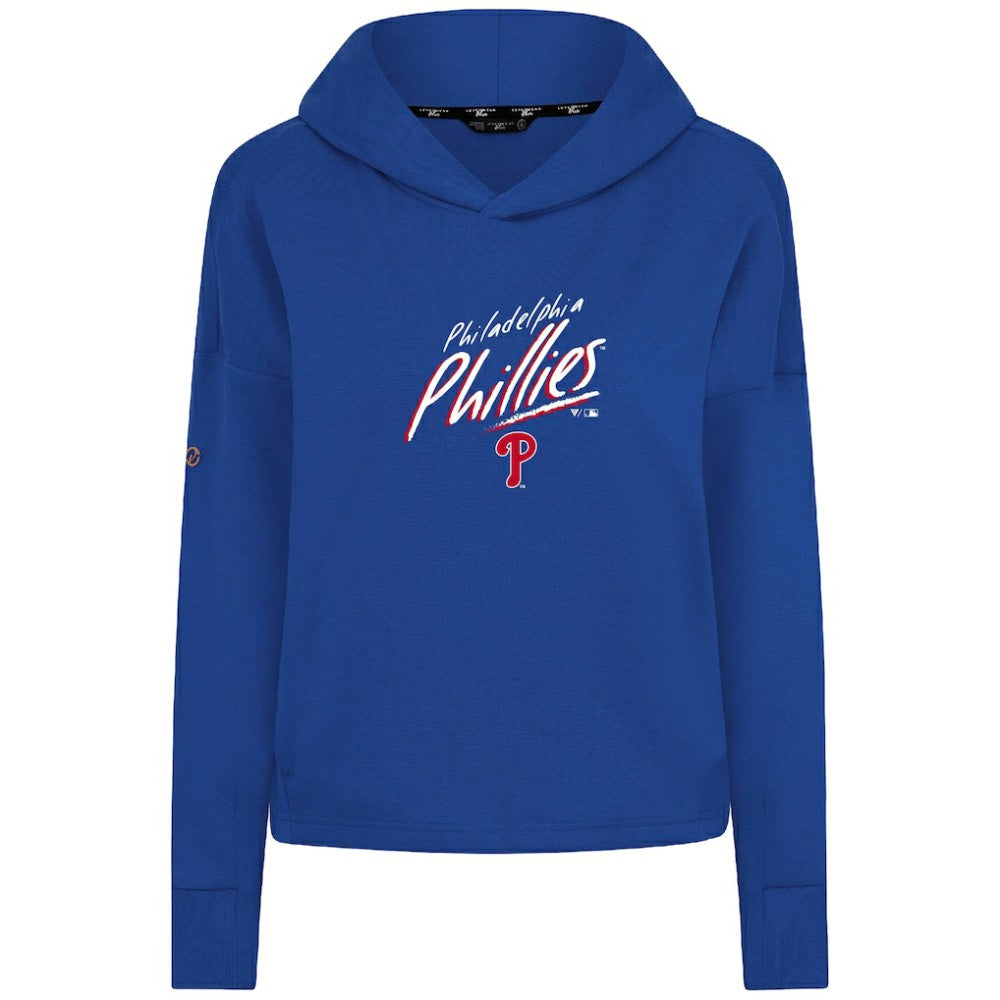 Philadelphia Phillies Levelwear Women's Sweet Sizzle Tri-Blend Hoodie Royal