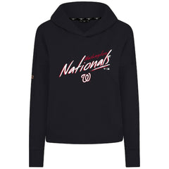 Washington Nationals Levelwear Women's Sweet Sizzle Tri-Blend Hoodie Black