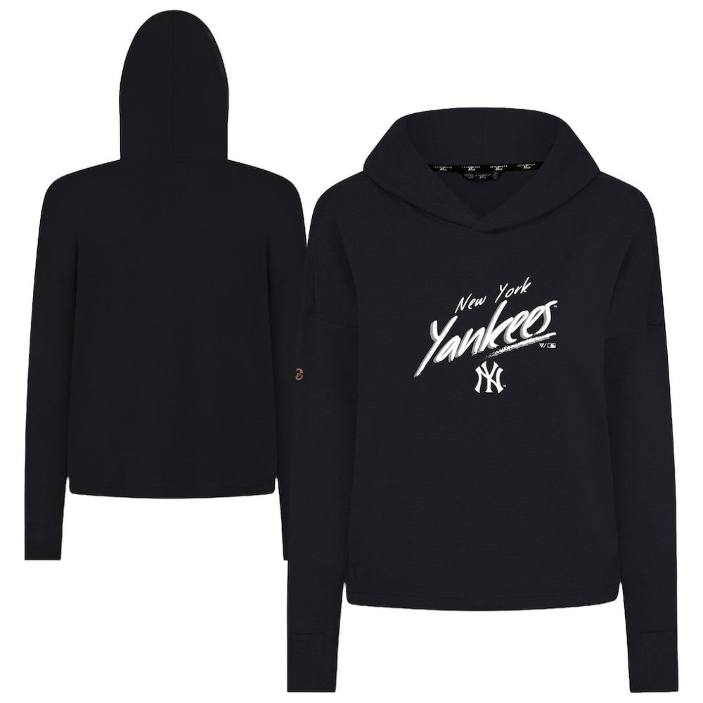New York Yankees Levelwear Women's Sweet Sizzle Tri-Blend Hoodie Black