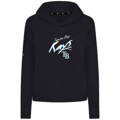 Tampa Bay Rays Levelwear Women's Sweet Sizzle Tri-Blend Hoodie Black