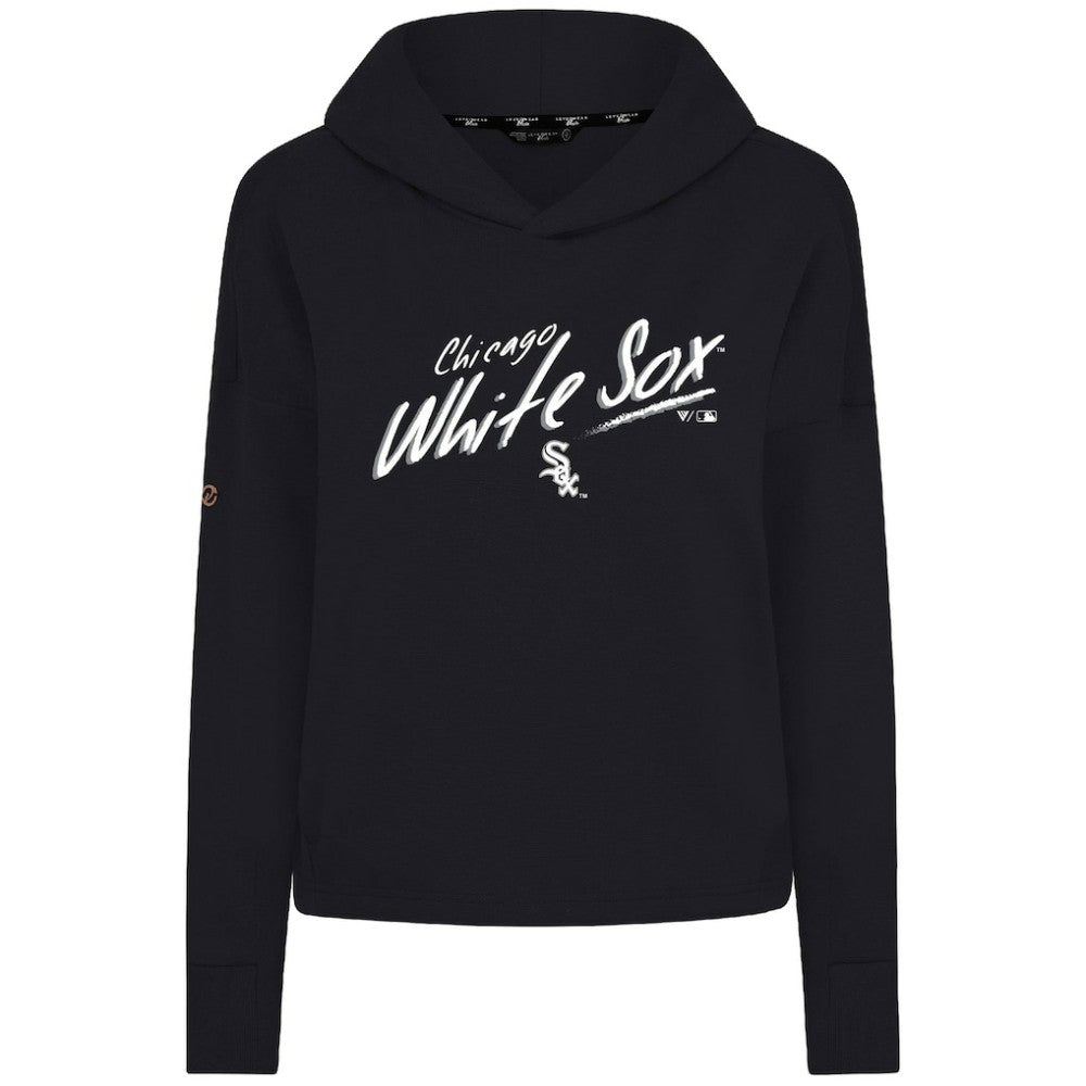 Chicago White Sox Levelwear Women's Sweet Sizzle Tri-Blend Hoodie Black