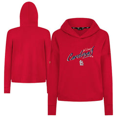 St. Louis Cardinals Levelwear Women's Sweet Sizzle Tri-Blend Hoodie Red